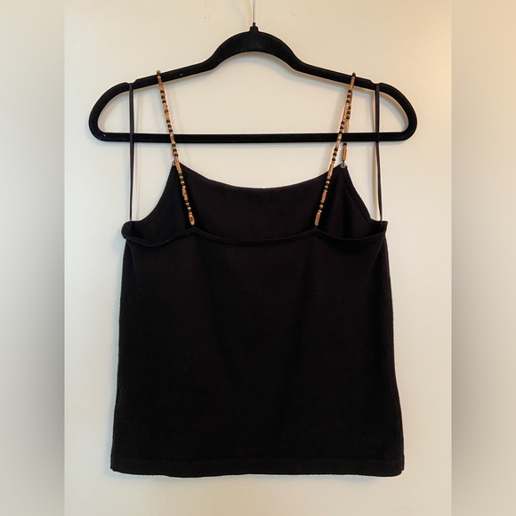 Ralph Lauren vintage knit wooden bead strap cami - Picture 3 of 4